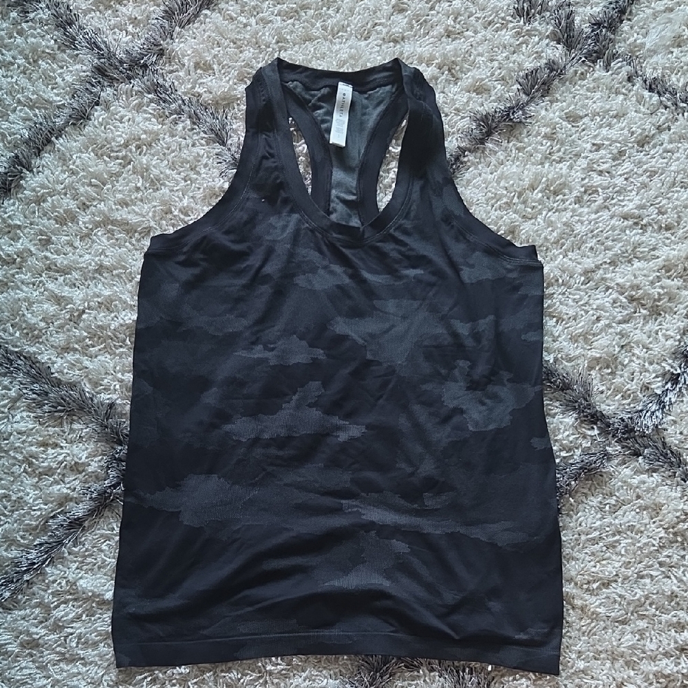 Athleta Black Camo Tank